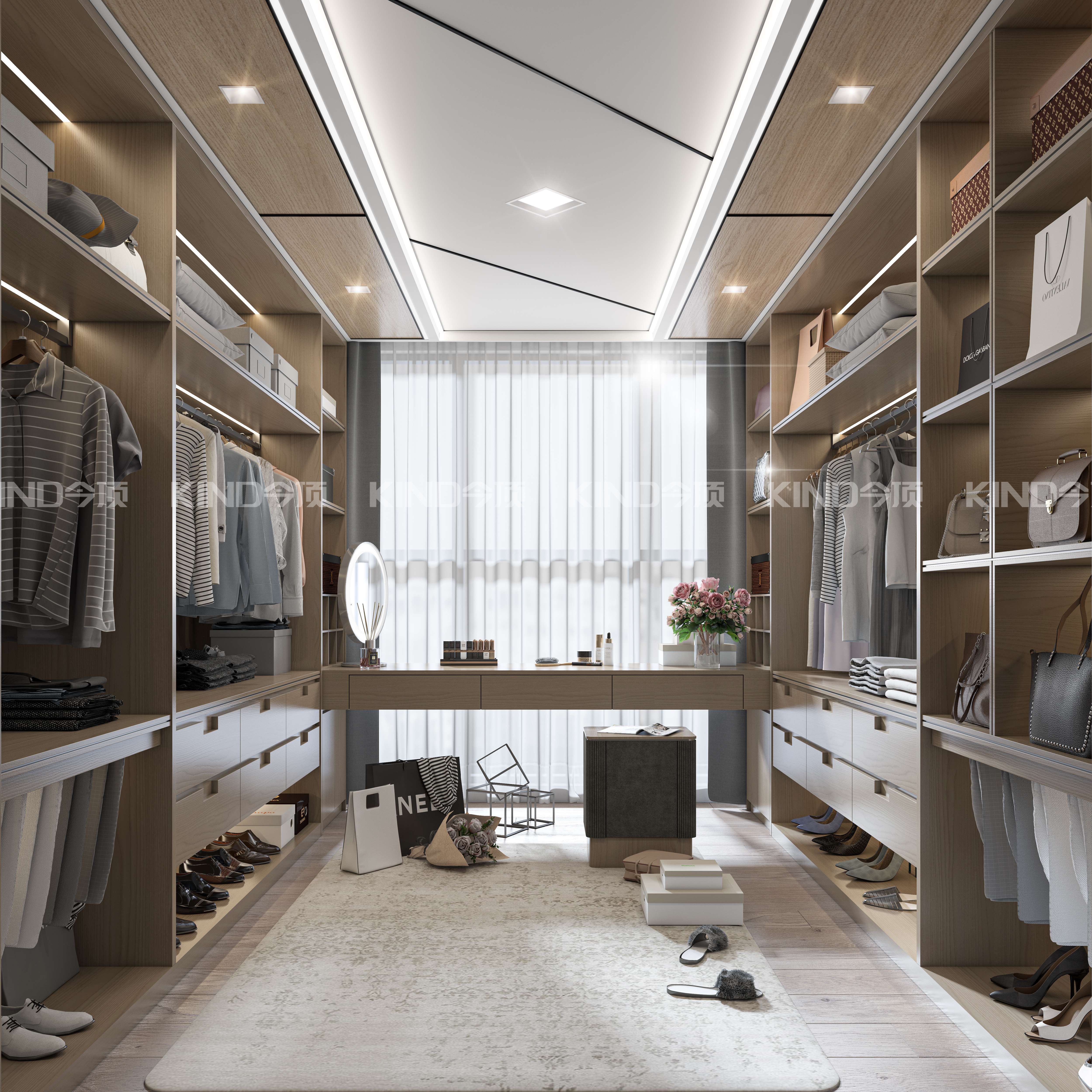 無(wú)框衣帽間